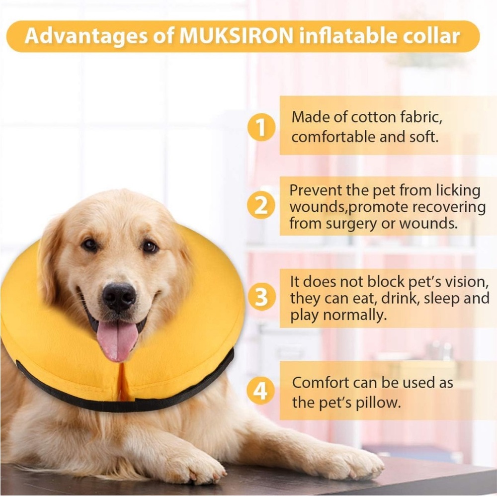 Inflatable collar for pets NWOT